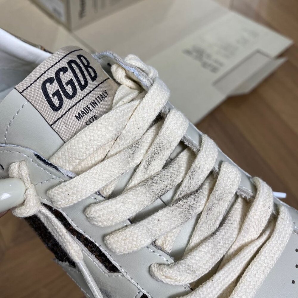 Brand new vintage finish Golden Goose-Super-Star women's casual sneakers - Picture 5 of 10